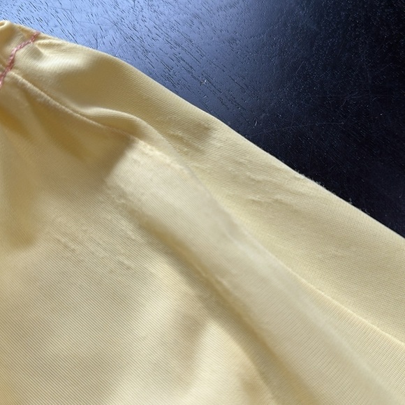 Van Rault Vintage yellow petticoat lace slip SZ S - Picture 10 of 11